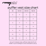 CUSTOM puffer vest