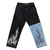 reworked south pole jeans