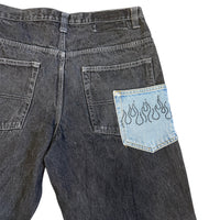 reworked south pole jeans