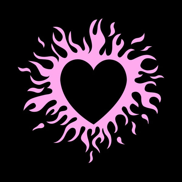 Heart in Flames SVG
