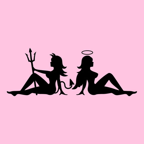 Devil/Angel Girls SVG