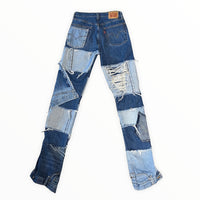 CUSTOM patchwork jeans
